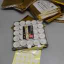 MTLEE 25pcs Funeral Favors for Guests Memorial Drifting Lanterns to Release Biodegradable Chinese Paper Lanterns 50pcs Floating Water Candles for Loss of Loved One,5.91x 5.91inches(Stylish)