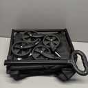 Collapsible Wagons Carts Foldable Wagon, Folding Wagon Cart with All-Terrain Wheels & 2 Cup Holders, Lightweight Portable Foldable Folding Wagons for Beach Camping Grocery Sports Garden, 360 LBS/Black