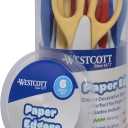 Westcott Student Paper Edgers Scissors, Set of 6