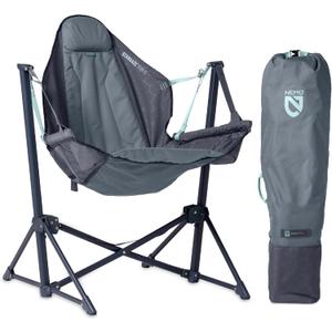 NEMO Equipment Stargaze EVO-X Reclining Camp Chair - Ombre Blue | Folding, Packable, Swinging, Luxury Comfort, Camping, Sports, Backyard, RV, One Size