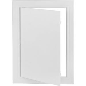 8x12 inch Plastic Access Panel for Drywall Ceiling Reinforced Plumbing Wall Access Doors Opening Flap Cover Plate Removable Hinged 20cm x 30cm, White