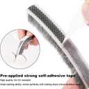 Pile Weatherstrip Window Felt Brush Weather Stripping Self Adhesive - 9mm x 33 Ft (for Gaps 4.5-7.5 mm) Seal Strip for Windows Doors Soundproofing Windproof Dustproof