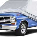 KouKou Truck Cover Waterproof All Weather, 6 Layers Full Pickup Cover, Universal Fit for Chevy C10, Ford F100, RAM 1500, Sierra 1500, Silverado 1500 Regular Cab Single Cab Truck. (up to 210 inches)