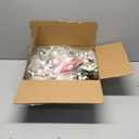 20" Christmas Wreath with Lights, Christmas Wreaths for Front Door with Bow Balls Ribbon Berries & Pine Cones Xmas Wreaths for Front Door Wall Home Outdoor Decor (1 Pcs)