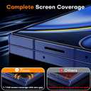 TOCOL Privacy Screen Protector for Samsung Galaxy Z Fold 7 9H Hardness Military Grade Shatterproof HD Tempered Glass for Full Coverage Easy Installation 2 Pack