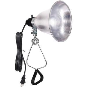 Simple Deluxe Clamp Lamp Light Socket with 5.5 Inch Aluminum Reflector, Suit for Max 60 Watt Lamp (No Bulb Included) with 18/2-Gauge 6 Feet Cord, 1 Pack