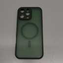 TOCOL for iPhone 16 Pro Max Phone Case Compatible with Magsafe Full Camera Protection Drop Protection Magnetic Translucent Matte Back Bumper Phone Case for 16 Pro Max 6.9-Inch (Alpine Green) | Drop Protection, Magnetic, Translucent, Matte Back