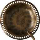 BACKYARD EXPRESSIONS PATIO HOME GARDEN 912449-WB Outdoor Garden Bird Bath- Bronze- Weather Resistant Polyresin-30 Inch-Backyard Expressions