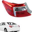 Tail Light Assembly Brake Lamp Left Driver Side Replacement for Camry 2012 2013 2014