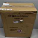 TIPGO 5 Gallon Motion Senor Bathroom Trash Can with Lid, Automatic Garbage Can Touchless, Smart Plastic Waste Basket for Narrow Spaces, Bathroom, Office, Bedroom, Living Room (Black)