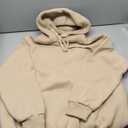 Fleece-lined hoodie Size M Color Beige