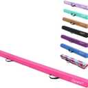 FBSPORT 8ft Balance Beam: Folding Floor Gymnastics Equipment for Kids Adults,Non Slip Rubber Base, Gymnastics Beam for Training, Practice, Physical Therapy and Professional Home Training
