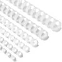 Yunsailing 150 Pack Plastic Binding Combs Plastic Binder Comb Ring 19 Ring Binding Spines Letter Size Spiral coils for Notebook Calendar(1/4 5/16 3/8 1/2 5/8 3/4 in,White)