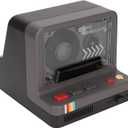 VBESTLIFE Portable Bluetooth Cassette Player, Stereo Tape Retro Speaker With Dual Magnetic Speakers, 5 Light Modes, Support Memory Card, Cable Playback for Entertainment (Black)