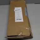 IFELS Heavy Duty Curtain Rods for Windows 66 to 120 Inch, 1 Inch Adjustable Black Curtain Rod with Easy Installation and Modern Design, Decorative Long Drapery Rods with Metal Finials (A1, Black, 30-120")