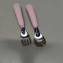 OXO Tot On-The-Go Fork and Spoon Set - Blossom