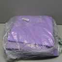 Mabahoo Extra Large Toy Box, Toy Chest for Kids Boys Girls, Collapsible Sturdy Storage Organizer with Mesh Pockets, 40"x14"x16" Kids Box Bins Baskets for Nursery, Playroom, Purple