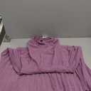 PRETTYGARDEN Women's Midi Summer Dresses Casual V Neck Swiss Dot Ruffle Sleeveless A Line Beach Sun Dress (Purple), L