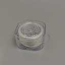 Elastic Cord for Bracelets, 0.8 mm Flat Stretchy Bracelet String, 110 Yards Elastic String for Jewelry Making with Organizing Case and Scissors (White)