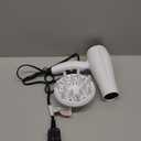 Conair Double Ceramic Hair Dryer with Diffuser | Blow Dryer with Ionic Conditioning | Includes Diffuser and Concentrator | White