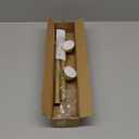 AIZESI Gold Tension Curtain Rod 30-63Inch 1PCS,Spring Tension Rod No Drilling Non-Slip Adjustable Tension Curtain Rod,Spring Loaded Rod Extendable Tension Rod For Windows Doorway Bedroom