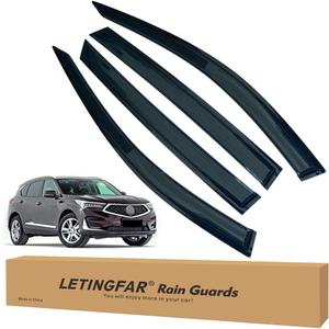 Window Visors Rain Guards for Acura RDX 2019 2020 2021 2022 2023 2024 Accessories, Wind Deflectors Vent Shades for Acura RDX