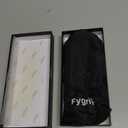 Fygrip 3D Eye Mask Sleep Mask for Men & Women, 100% Pressure-Free & Light Block-Out Eye Mask for Sleep with Easy Adjustable Strap, Night Eye Cover for Travel, Black