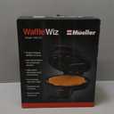 Mueller Heart 5 Waffle Maker, Waffle Iron, Adjustable Browning Control & Nonstick, Cool Touch Handle, Easy to Clean, Small Kitchen Appliances