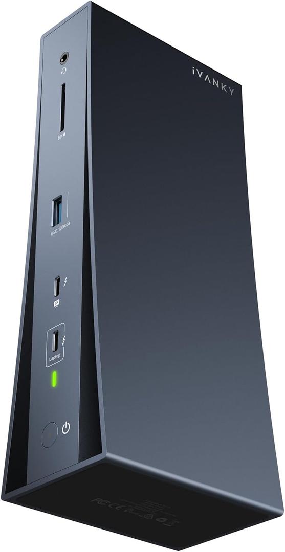 iVANKY Intel Certified Thunderbolt 5 Dock FusionDock Pro 3 Docking Station with 11-Port 180W Power, Single 8K, Dual 6K@60Hz for MacBook M/Pro/Max Series, Dual 8K@60Hz for Windows TB5, 120Gbps, 2.5GbE