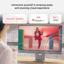 ASUS ZenScreen 27” 4K USB-C Smart Monitor (MS27UC) - UHD (3840 x 2160) IPS, 99% sRGB, GoogleTV, Harman Kardon Speakers, USB-C 90W PD, USB Hub, Wireless Display, Netflix and YouTube