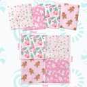 2 x 40Pcs Christmas Napkins,Christmas Party Supplies Pink Xmas Paper Napkins Funny Party Napkins for Winter Xmas Holiday Decorations
