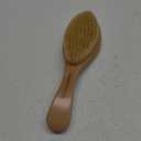 GranNaturals Soft Bristle Hair Brush - Curved Boar Bristle Vintage Style Hairbrush for 360 Waves, Sleek Slick Back Ponytail & Bun, Smoothing, Fades for Women & Men - Wooden Handle