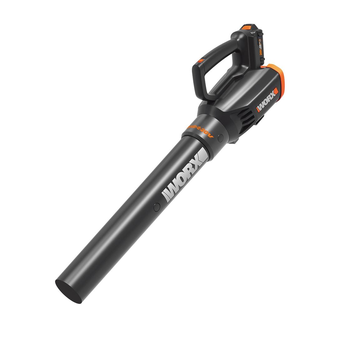 WORX WG547.9 20V Cordless Leaf Blower, Electric Blower with Turbine Fan, Blowers for Lawn Care with 2 Speed Control, Battery & Charger Not Included