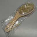 100% Natural Boar Bristle Body Brush with Contoured Wooden Handle by TOUCH ME