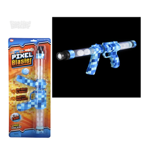Blue Pixel Moon Blaster Set - 19" (1 Pack) - Perfect for Space-Themed Adventures or Creative Play