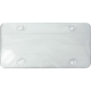 Custom Covers Clear Unbreakable License Plate Shield 2 Packs