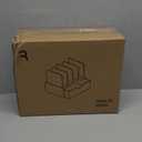 DINGHUO Acrylic Desk Organizer, 4 Sections Upright Sorter Desk Accessories Paper File Organizer with Drawer Letter Tray, Clear Office Supplies - 1 Pack