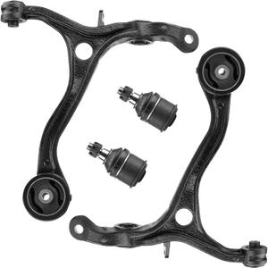 Front Lower Control Arm + Ball Joint for Acura TSX 2009-2014, Honda Accord 2008-2012, Driver & Passenger Side, Suspension Kit K641112 K641113 K500081, 4Pcs