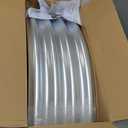 Land Guard 8×4×1 ft Galvanized Raised Garden Bed Kit，Raised Garden Boxes Outdoor, Oval Metal Raised Garden Beds for Vegetables