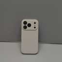 Magnetic for iPhone 17 Pro Case, Compatible with MagSafe, [Full Camera Protection][Screen Protector] Silicone Shockproof Protective Phone Case for iPhone 17 Pro 6.3", Stone