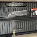 HanTrip 28 Inch Top Opening Hard Case Checked Luggage with Wheels, Black, Expandable 28 Inch