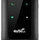 LICAEVEY 4G Portable WiFi Hotspot, 300Mbps High Speed Mobile Router with SIM Card Slot and Indicator Display, 10h Battery for Travel, Supports 10 Devices, for Travel, Home, Gaming