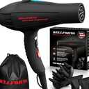 Professional 2200W Diffuser Hair Dryer for Curly and Natural Wavy Hair, Low Noise Negative Ionic Blow Dryer with Diffuser, The New Upgraded Motor & Ceramic Technology for Fast Drying by BELLFORNO