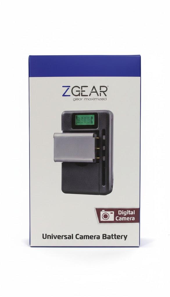 ZGEAR - Universal Camera Battery Charger W/LCD Charge Display