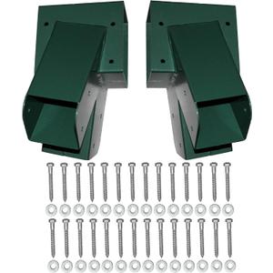 Jungle Gym Kingdom 2 Pack Swing Set Brackets  Premium, Heavy Duty, Steel A-Frame Bracket w/ Hardware - Includes Wood Screws & Washers Jungle Gym Kingdom 2 Pack Swing Set Brackets  Premium, Heavy Duty, Steel A-Frame Bracket w/ Hardware - Includes Wood Screws & Washers