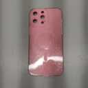 for iPhone 14 Pro Max Case Glitter Compatible with Magsafe, Girly Cute Sparkly Magnetic Mag Safe Pretty Phone Case for Women, Bedazzled Bling Sparkle Slim Bright Silicone Rubber, Light Pink