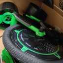 Huffy Green Machine 20 Inch Drift Trike, Sleek Ergonomic Design, Adjustable Seat, Durable Steel Frame, Easy to Operate, Drift Trike for Kids Ages 8+, LED Light Accents, Coaster Brake, Green and Black