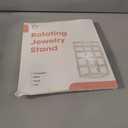 360 Rotating Earring Holder Organizer Stand,5 Tiers Acrylic Jewelry Organizers and Storage,Stud Earring Organizers and Storage,212 Holes and 212 Grooves for Earrings Necklaces chain bracelet