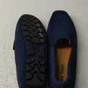 Go Tour Mens Handmade Suede Leather Casual Loafers Shoes (9.5)