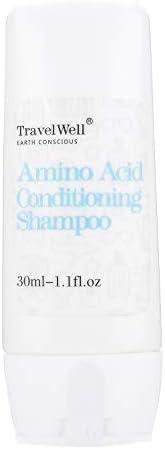 Hotel Shampoo and Conditioner Supplies for Guests 2 in 1, 1.0 Fl Oz/30ml, Individually Wrapped 25 Bottles per Box | Travel Size Toiletries | Hotel Toiletries Bulk Set